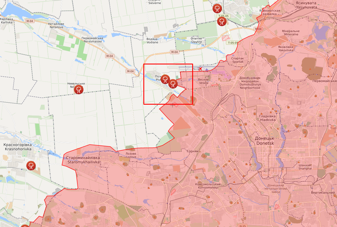 Боец ВСУ погиб в районе поселка Пески.