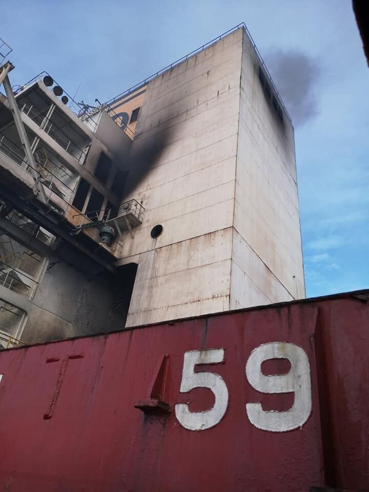 Пожар на судне MSС Messina