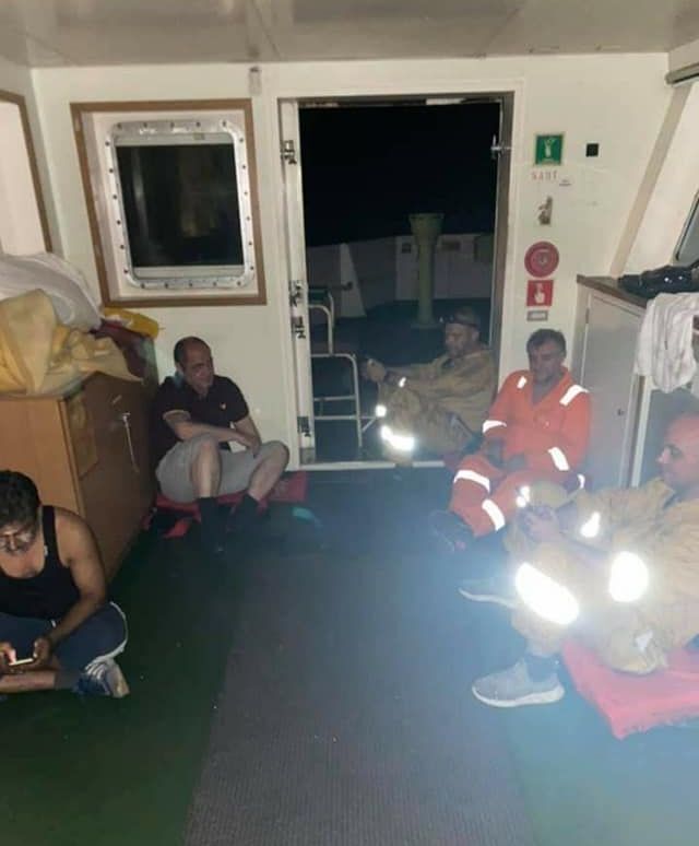 Экипаж на судне MSС Messina