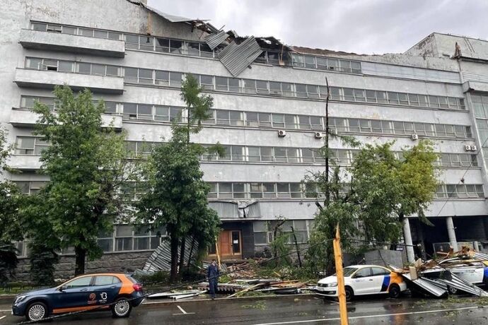 В Москве разбушевалась непогода