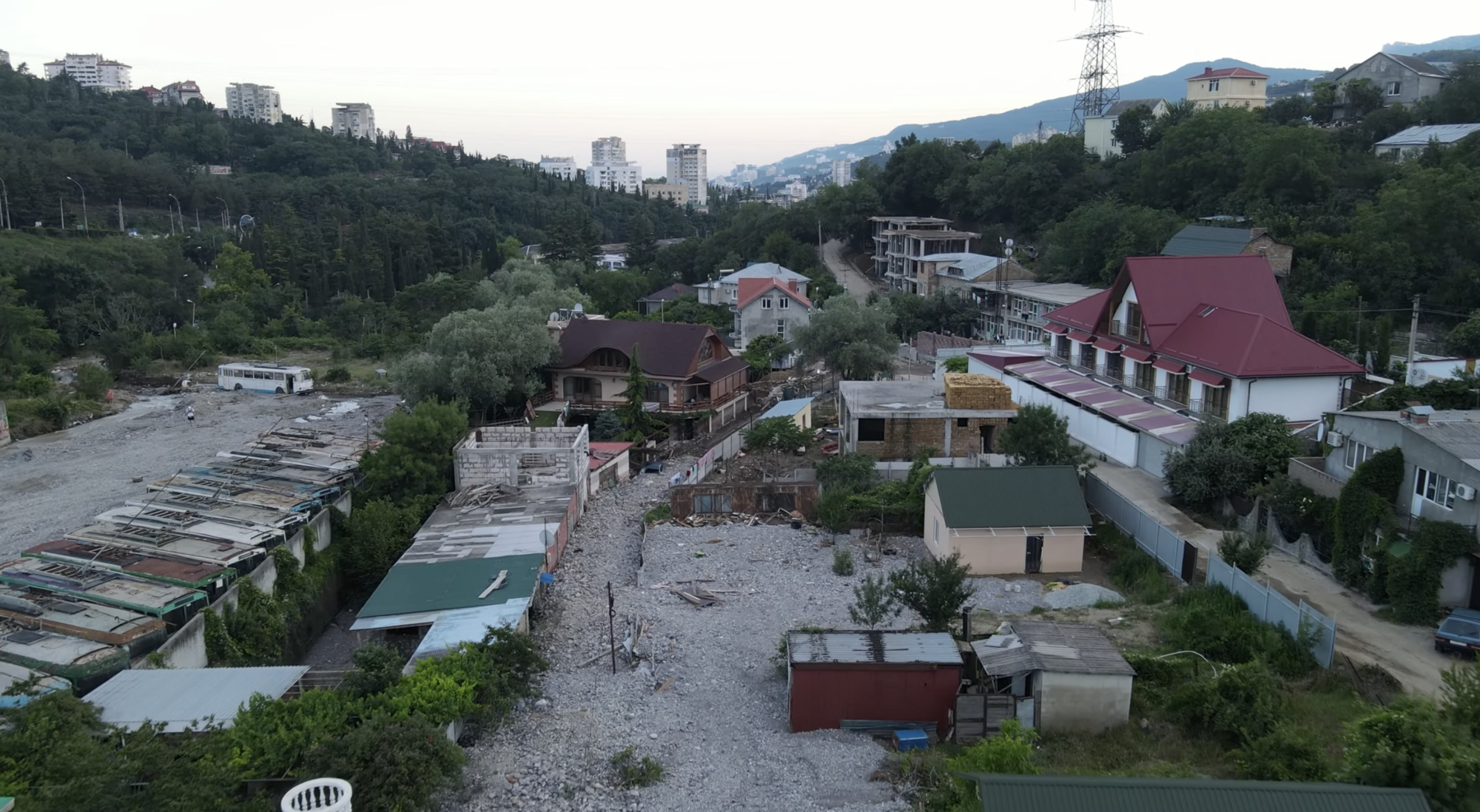 В Ялте затопило улицы города.