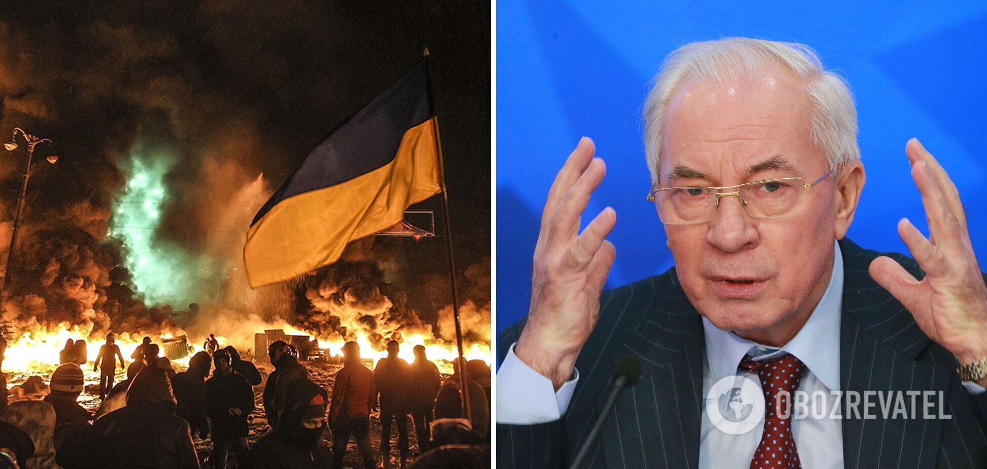 Азаров обвинил страны ЕС и США в "координации действий протестующих" на Евромайдане