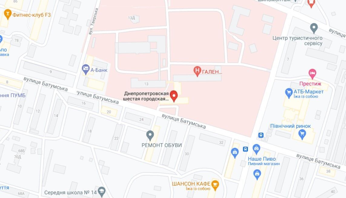 Трагический случай произошел в Днепропетровской 6-й городской клинической больнице