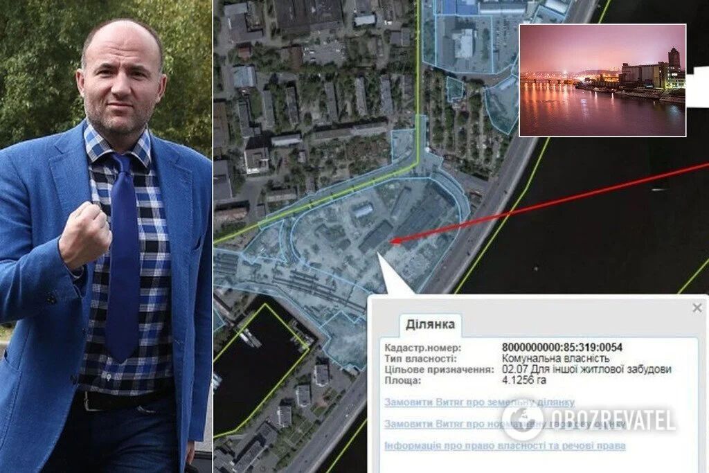 Компания Павла Фукса пытается субсидировать строительство нового ЖК на Рыбальском острове за счет киевской общины