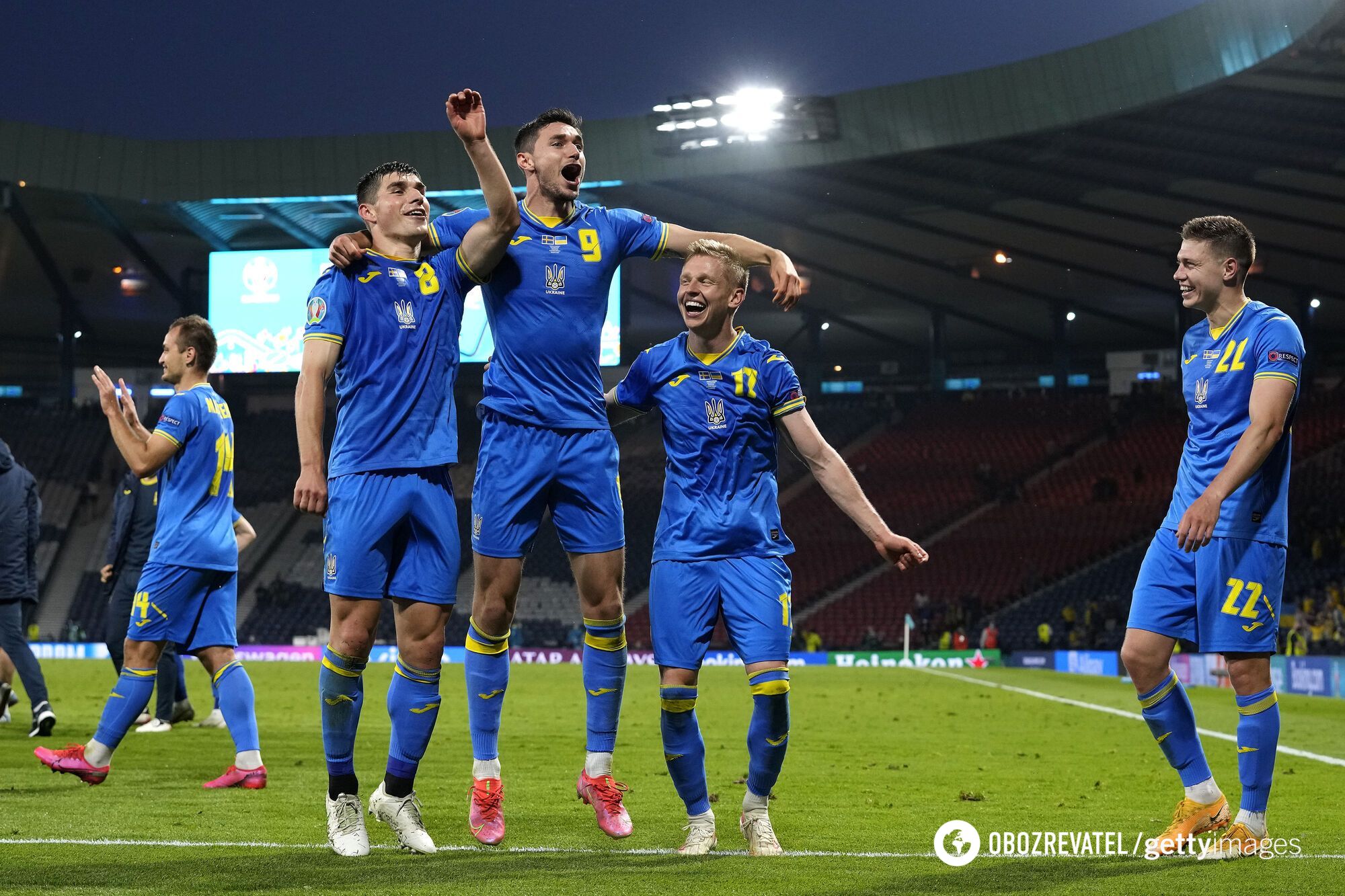 Україна в 1/4 фіналу Євро-2020 потрапила на Англію.