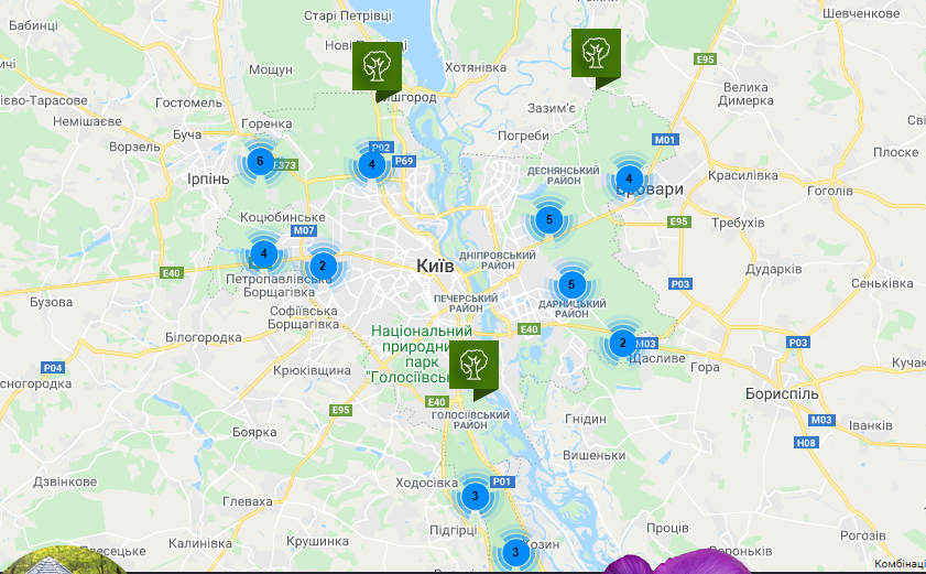 В Киеве обустроили 42 зоны для безопасного пикника.