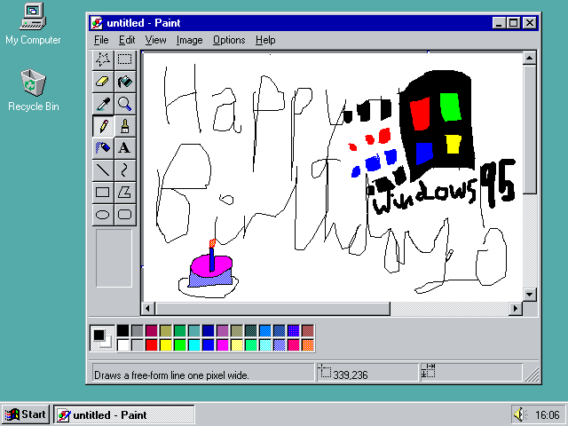 Важко було використати заливку у Paint