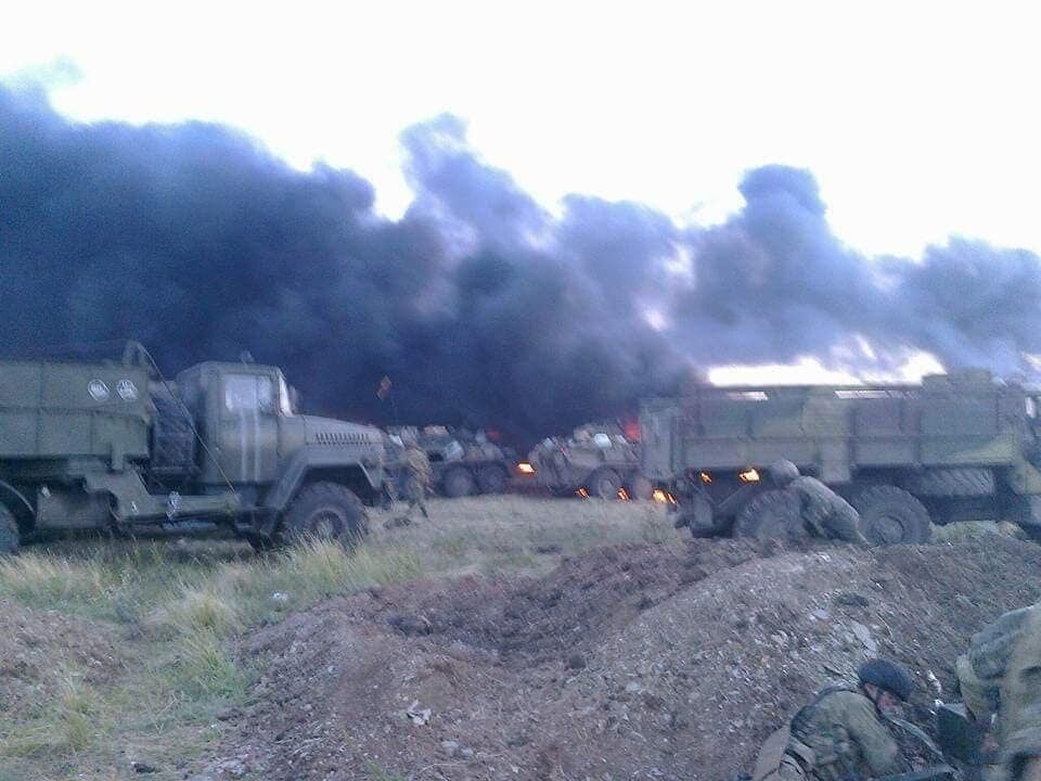 Обстрел ВСУ под Зеленопольем.