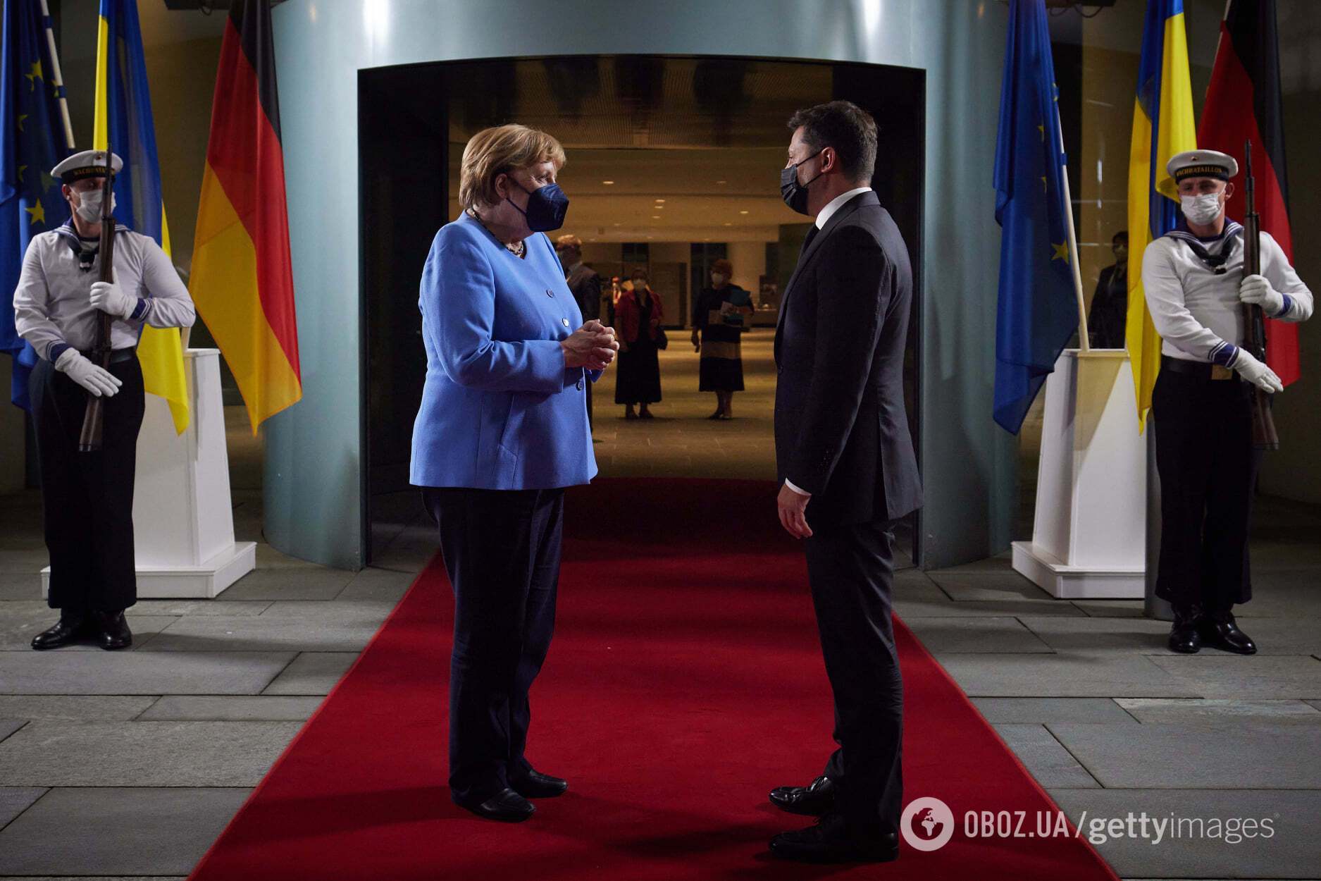 Встреча Меркель и Зеленского состоялась в Берлине