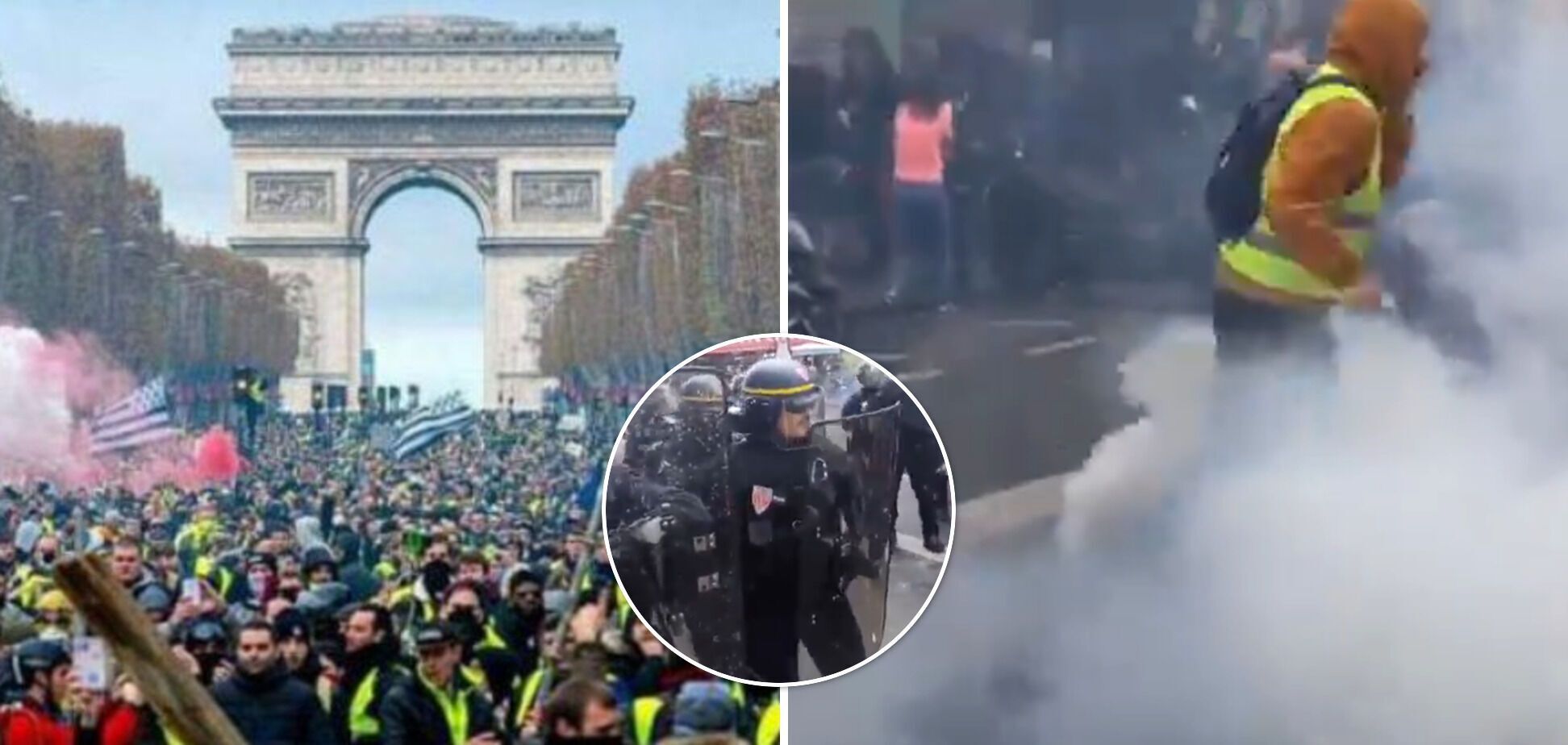 Массовые протесты вспыхнули во Франции