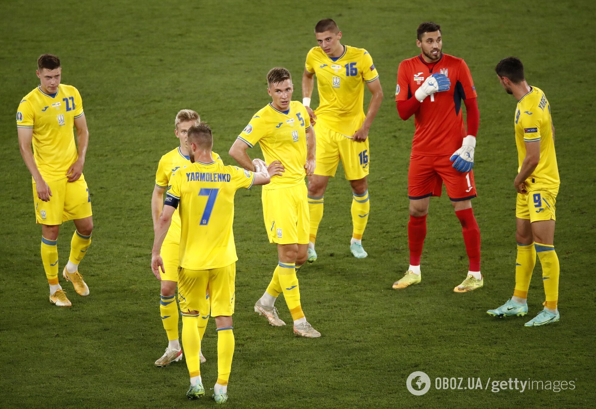 Украина проиграла Англии в четвертьфинале Евро-2020.