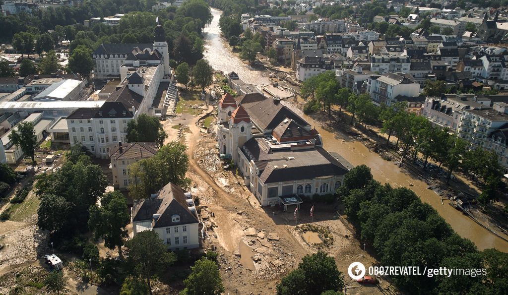 Німеччину затопило після сильних злив.
