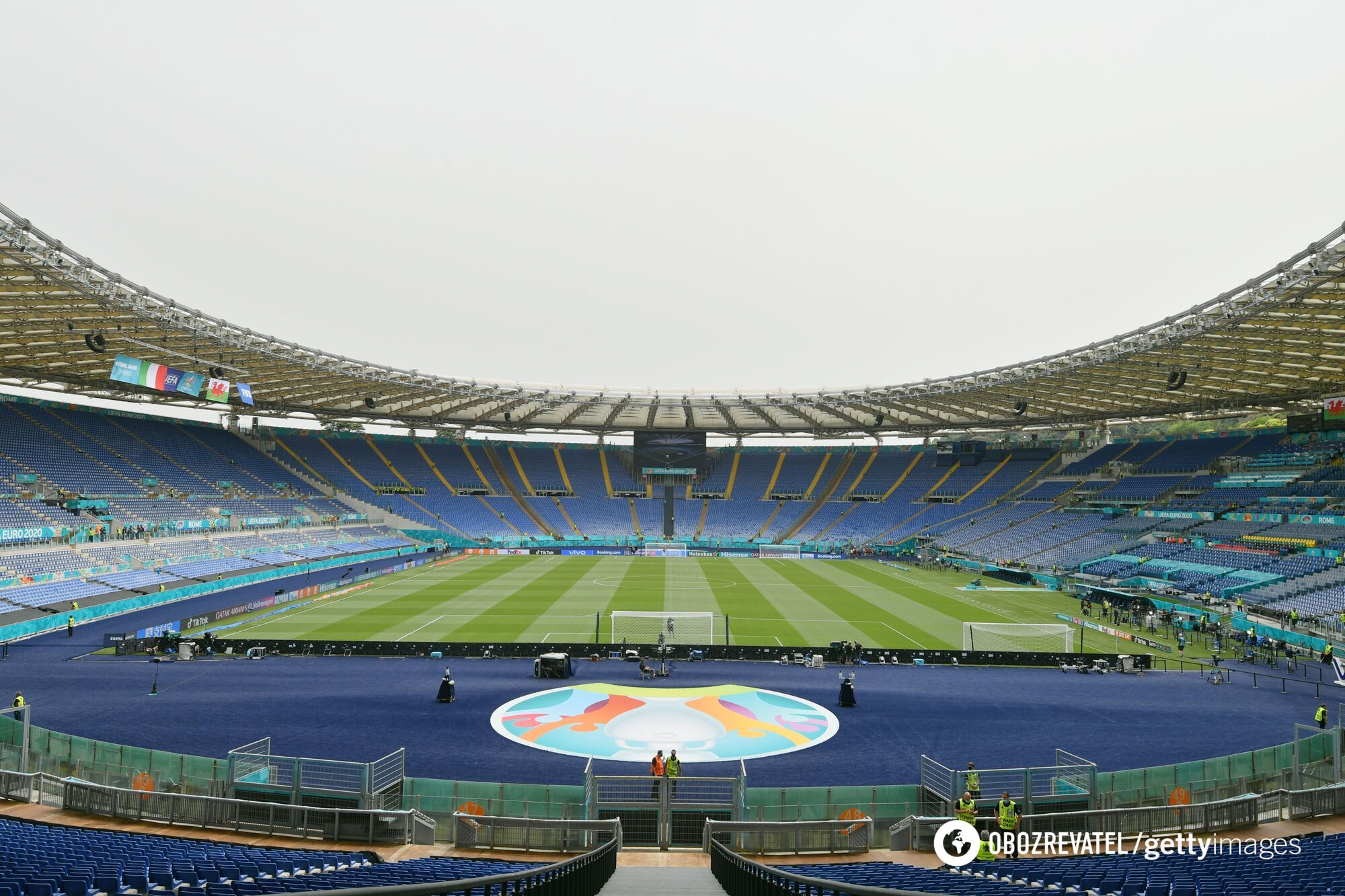Матч Украина - Англия пройдет в Риме на "Стадио Олимпико"