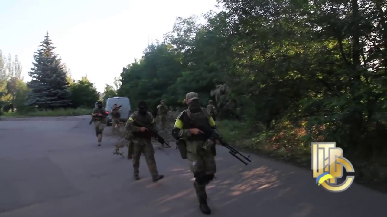 Украинские военные в Торецке