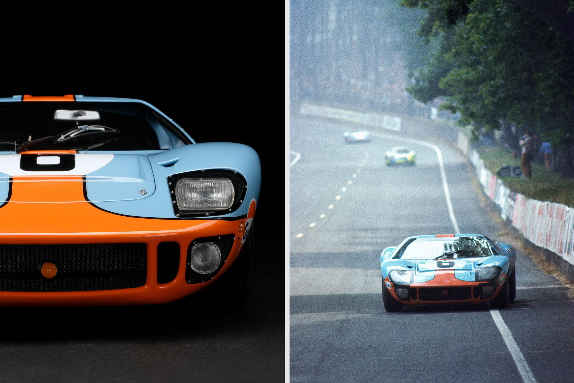 Модель-копия в масштабе 1:8 до мельчайших подробностей повторяет гоночный Ford GT40, победивший в Ле-Мане 1969 года
