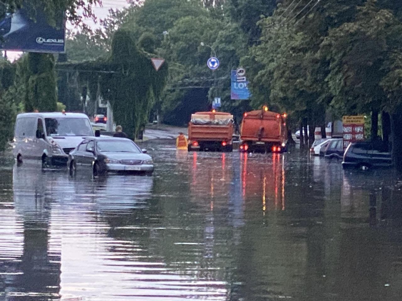 Затоплені вулиці Одеси