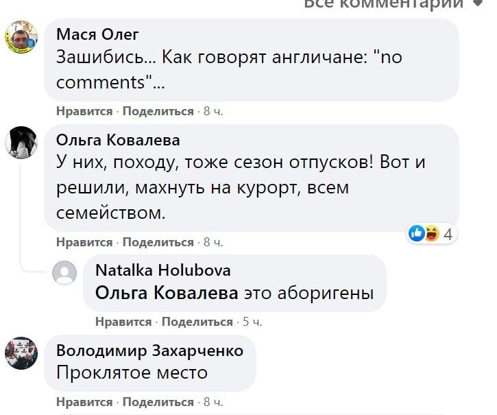 Комментарии пользователей.