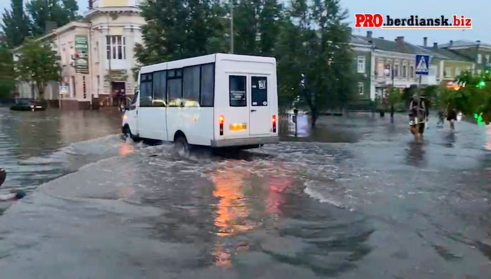 Бердянськ затопило після дощу