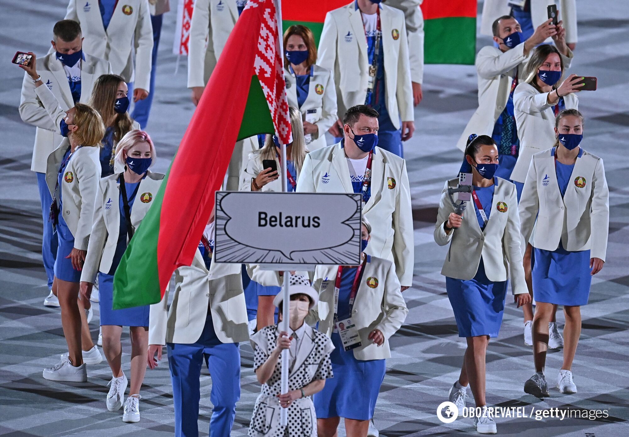 Беларусь на церемонии открытия ОИ-2020