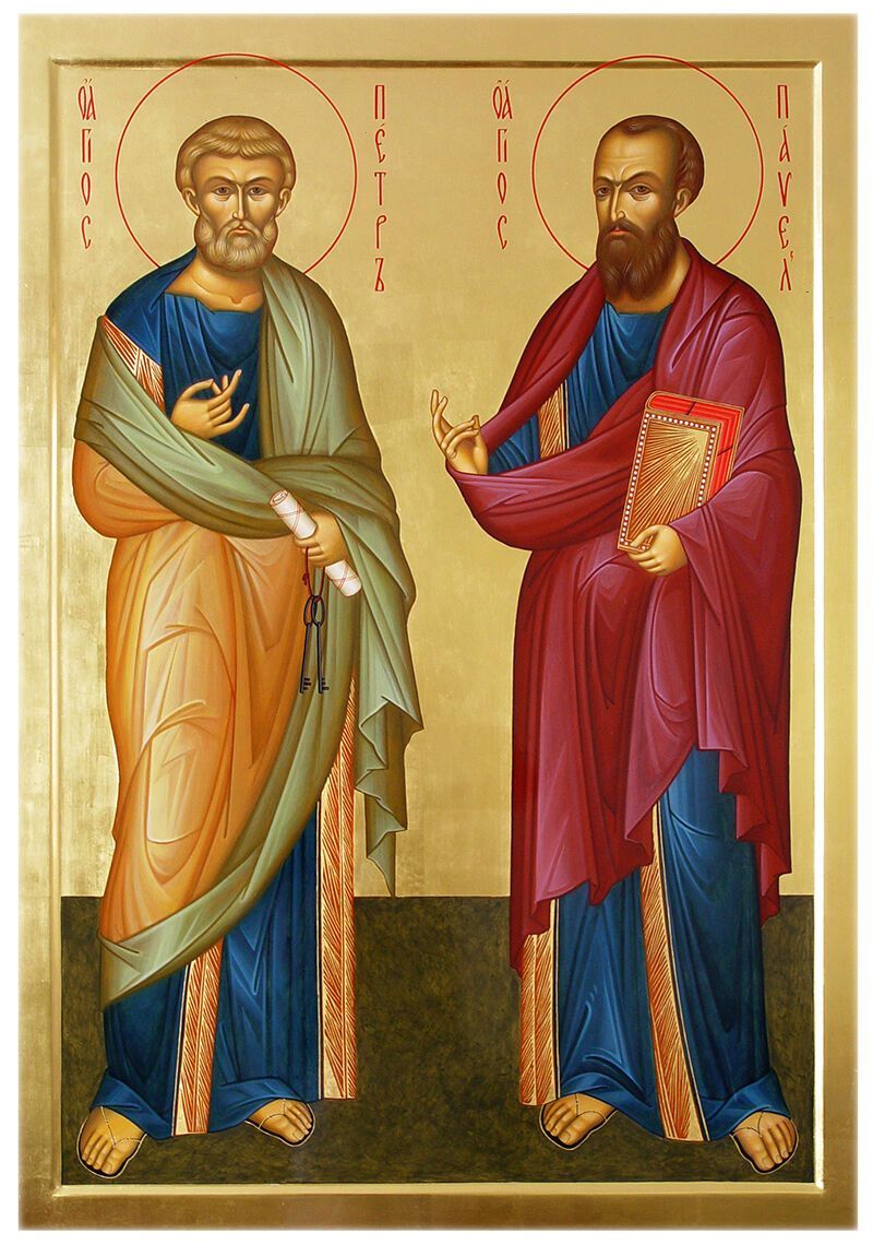 Петр и Павел приняли мученическую смерть в Риме