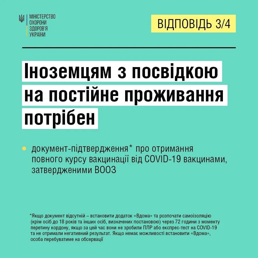 Вимоги до іноземних громадян