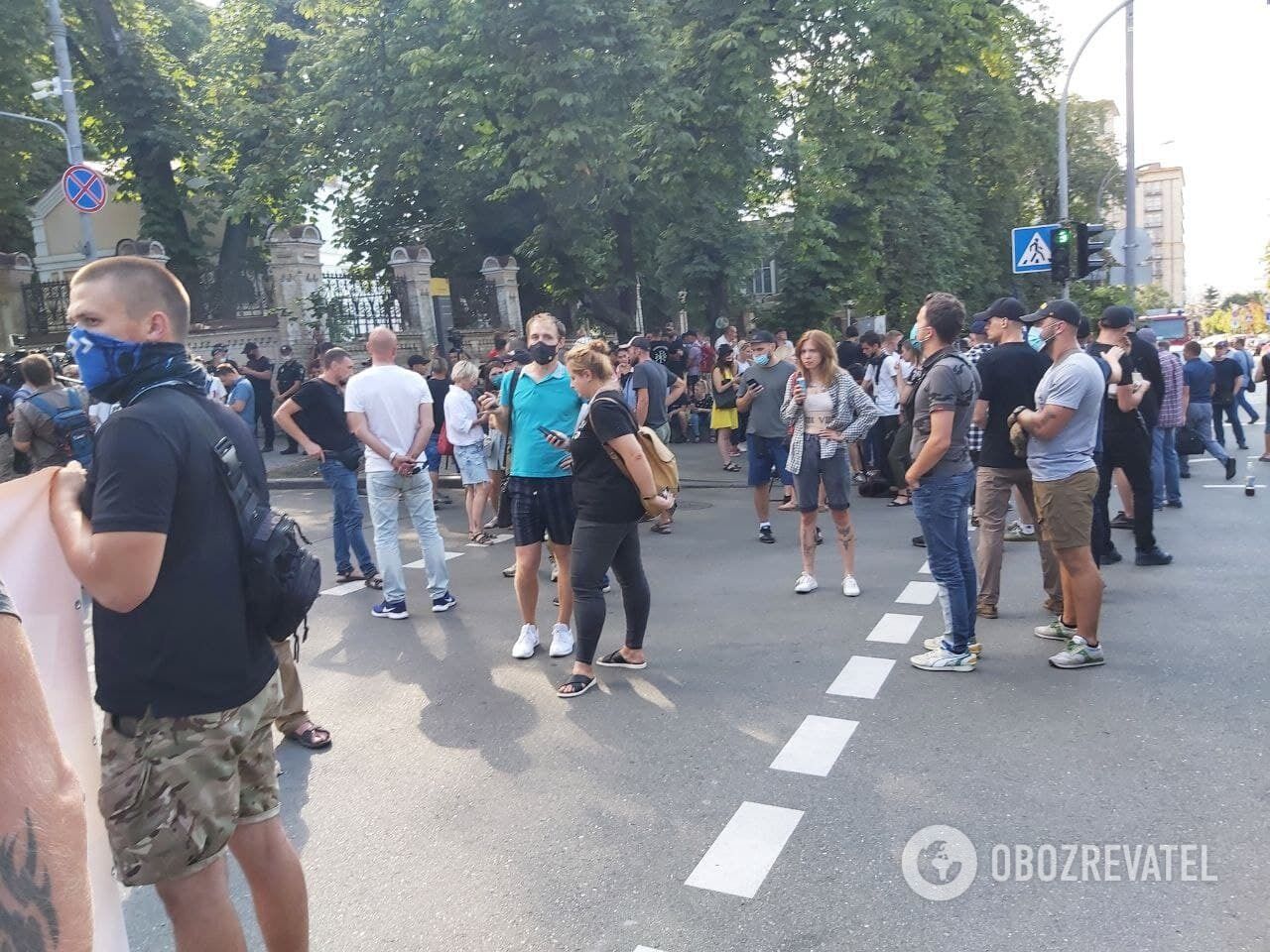 В Киеве произошли столкновения.