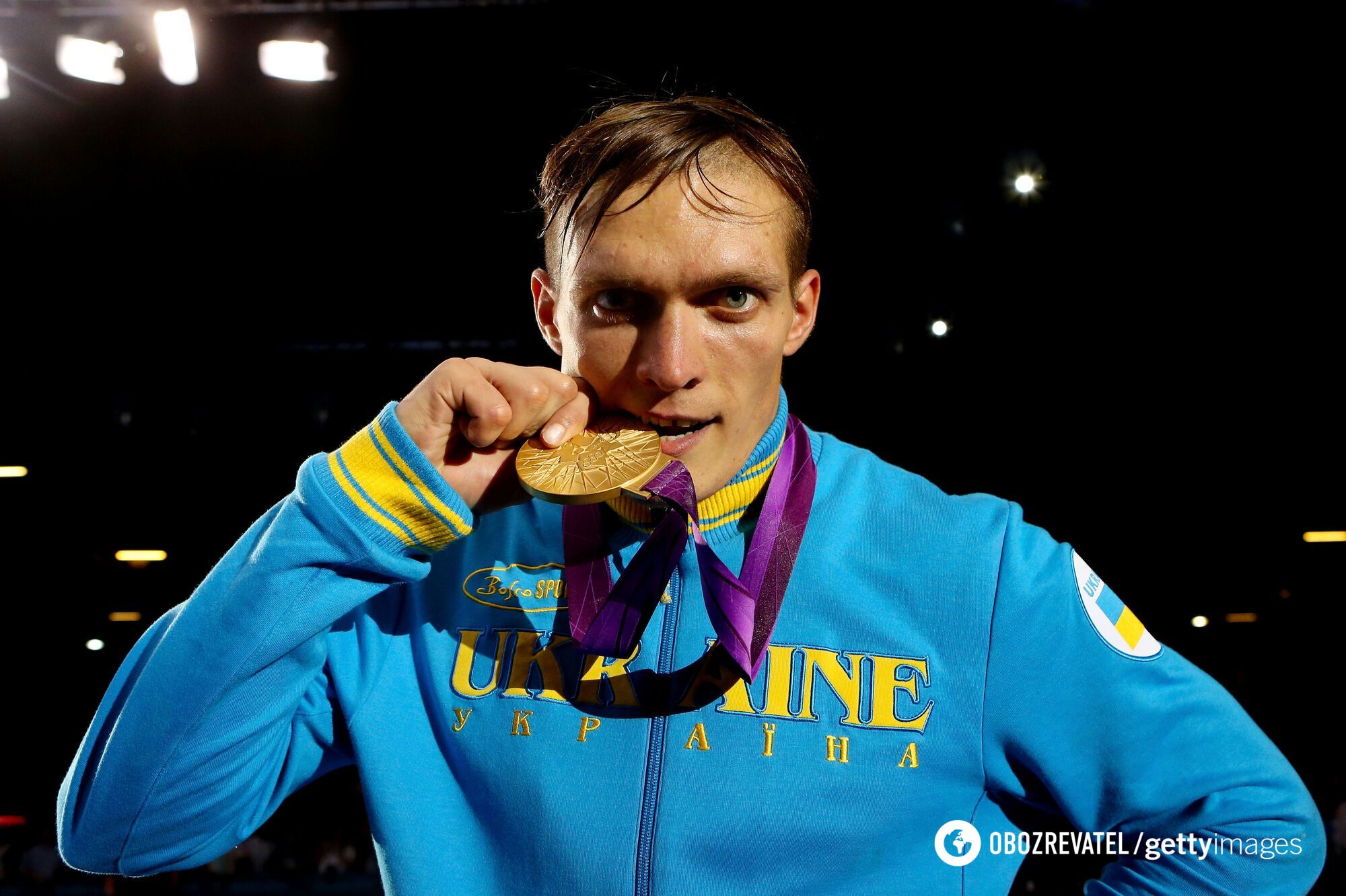 Александр Усик с олимпийским "золотом"