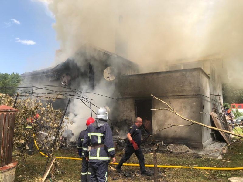 В огне пострадали вещи спортсменки