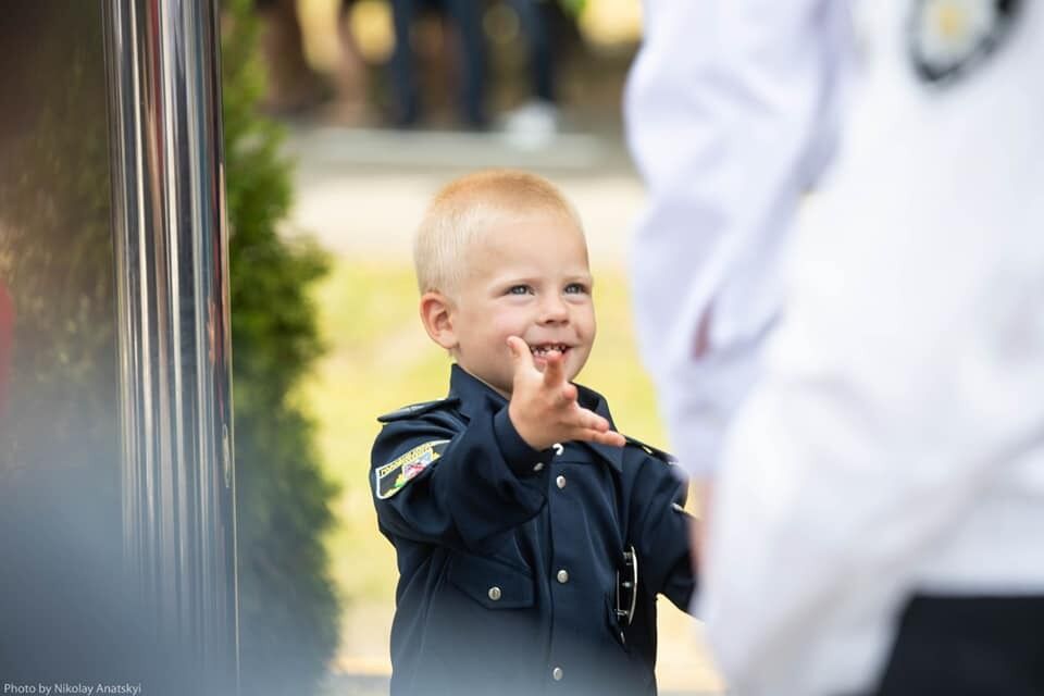 2-летний Богданко пришел к своим спасителям