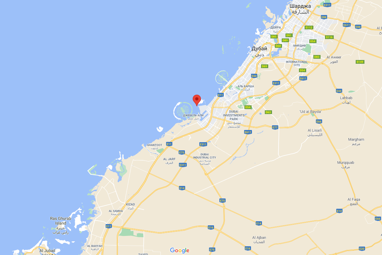 Взрыв прогремел в порту Джебель-Али.