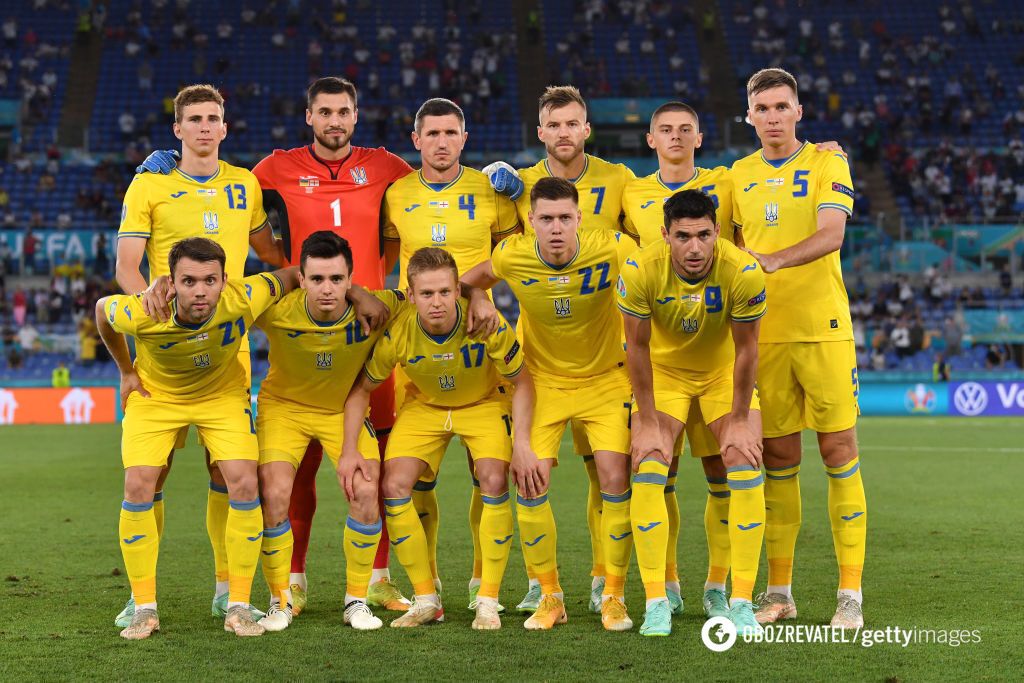 Сборная Украины по футболу.