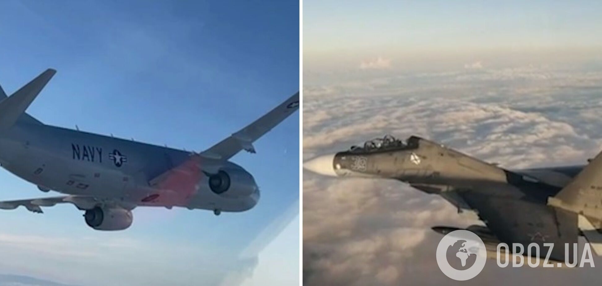 Су-30 нібито намагалися не допустити "порушення" Boeing P-8 Poseidon кордонів РФ