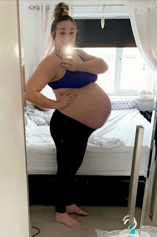 Фото во время беременности.