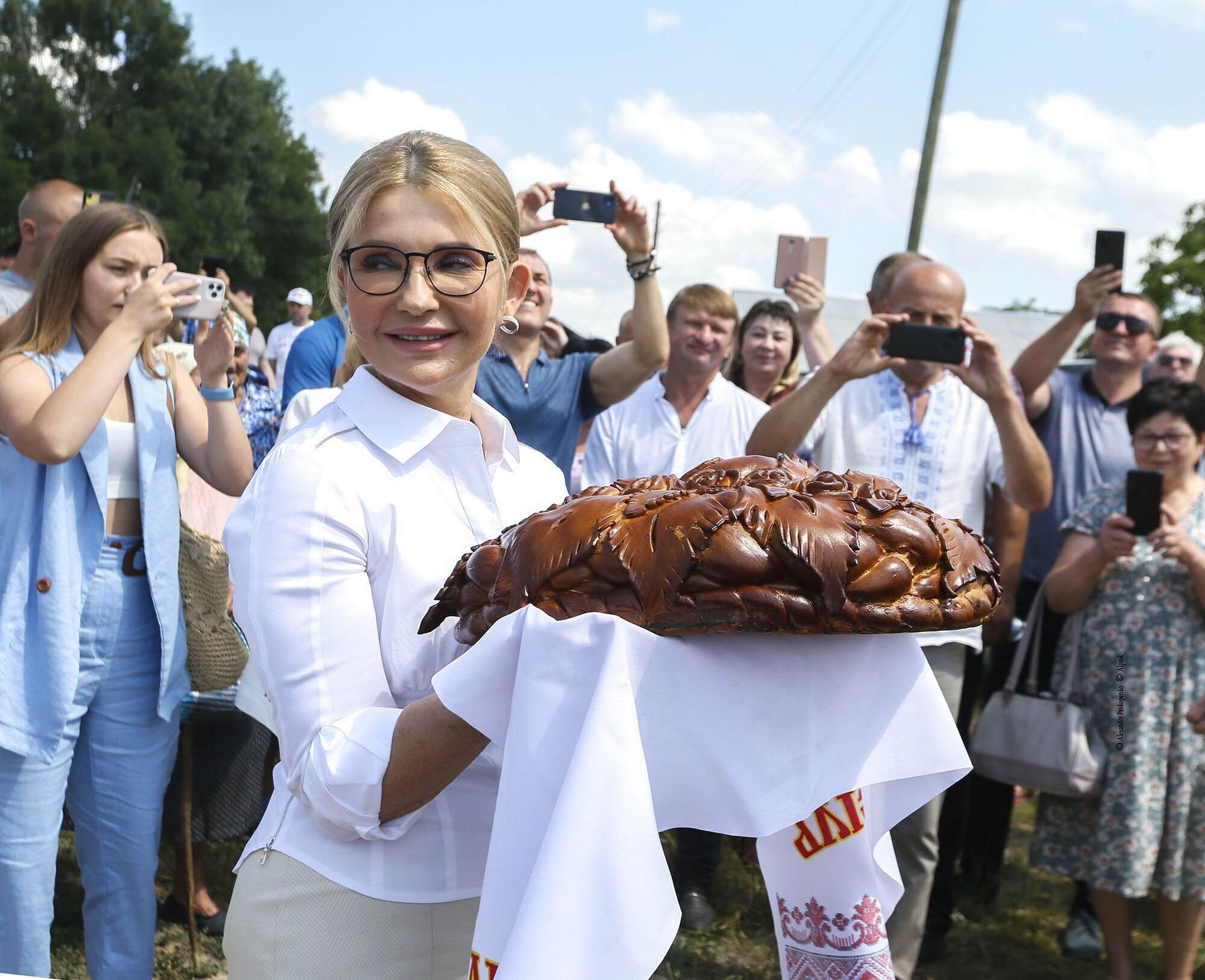 Тимошенко посетила Свято первого снопа в Винницкой области