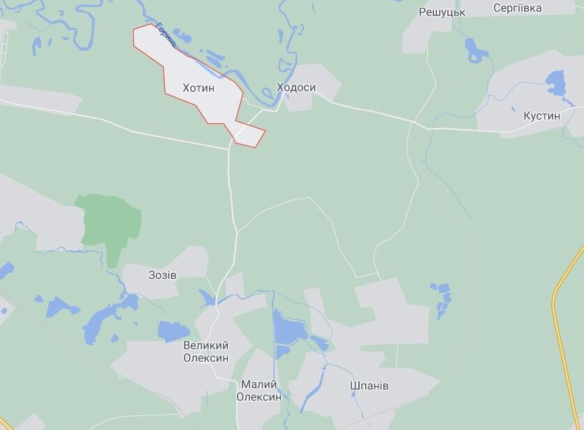 ДТП трапилася між селами Малий Олексин і Хотин Рівненського району