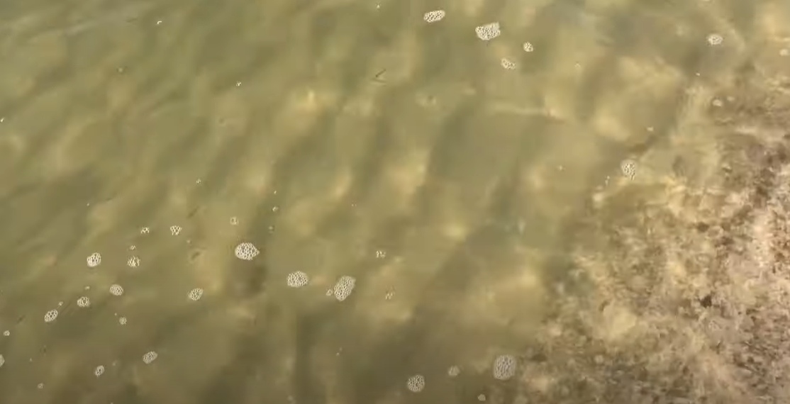 Прозора вода в морі в Кирилівці