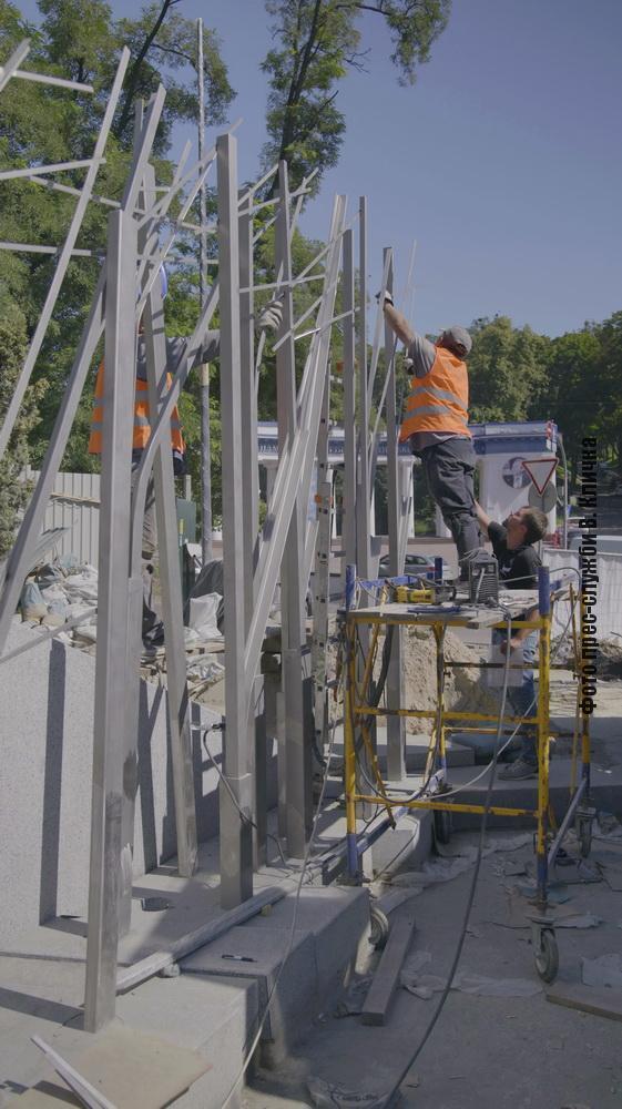 Мемориал будет расположен на углу улицы Грушевского и Петровской аллеи