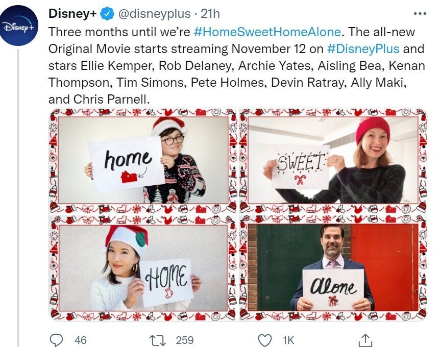 Disney+: перезавантаження легендарної франшизи "Home Alone"