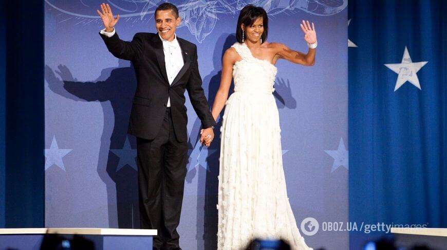 Мишель Обама в белоснежном образе