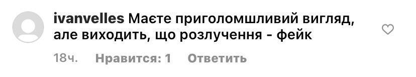 Знамениту пару засипали коментарями