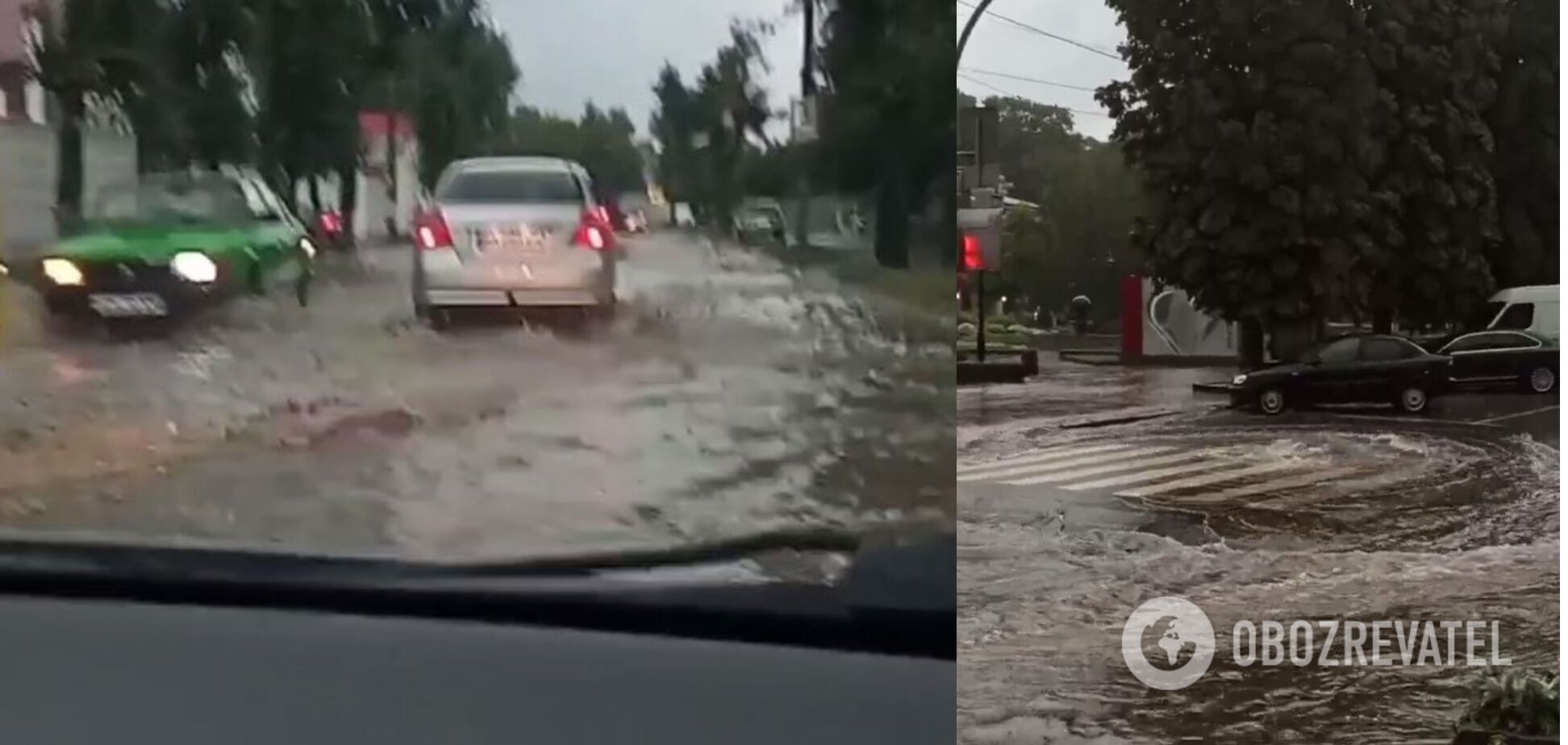 Наслідки зливи у Хмельницькому