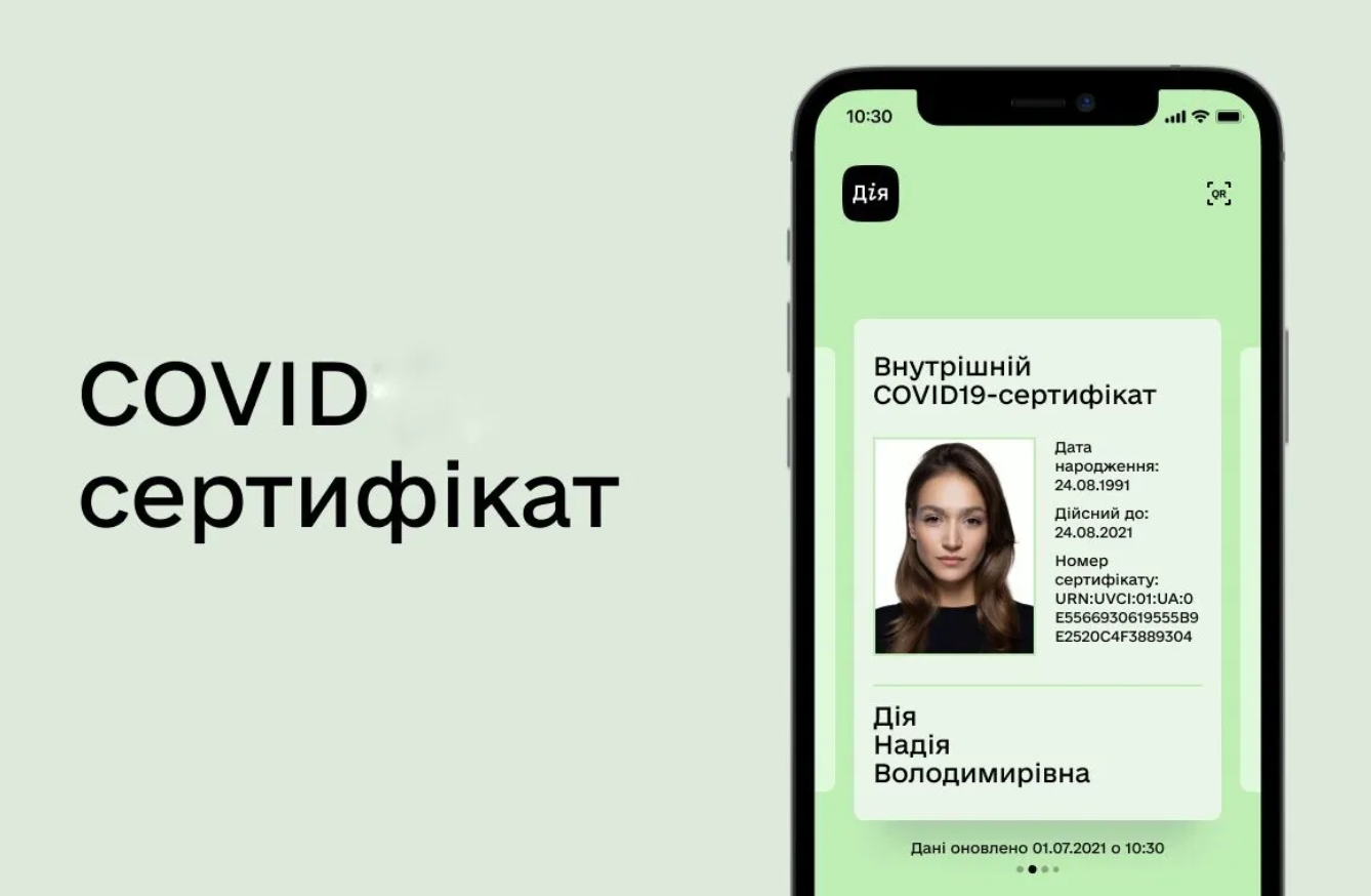 COVID-сертификат в Украине