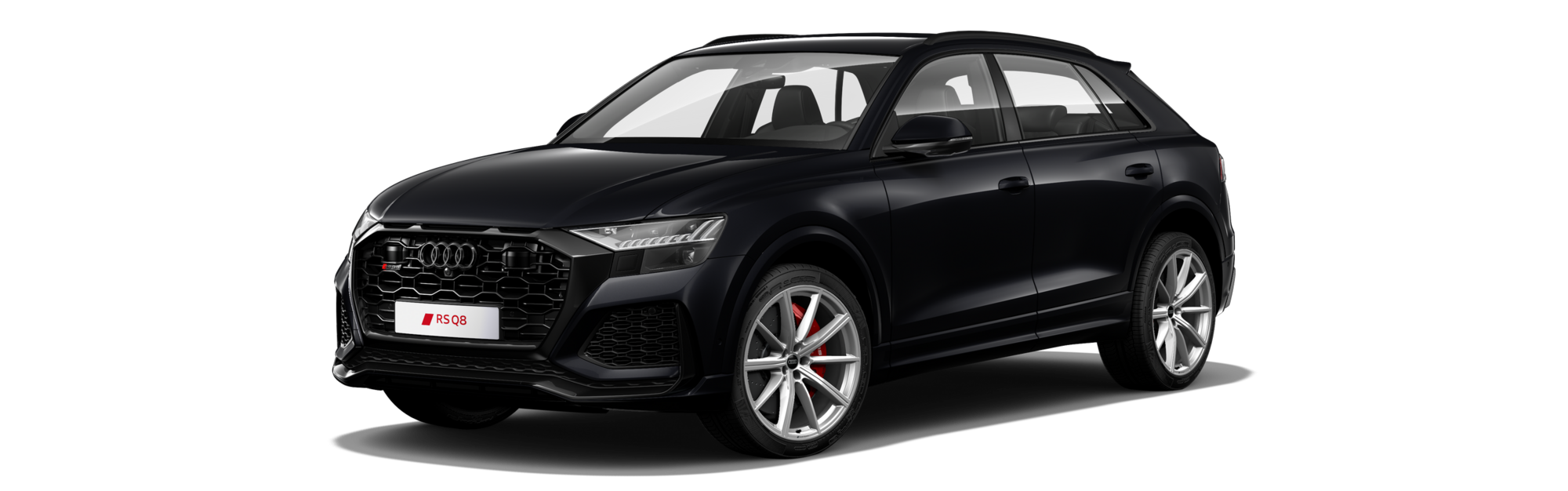 Audi RS Q8 в черном цвете.