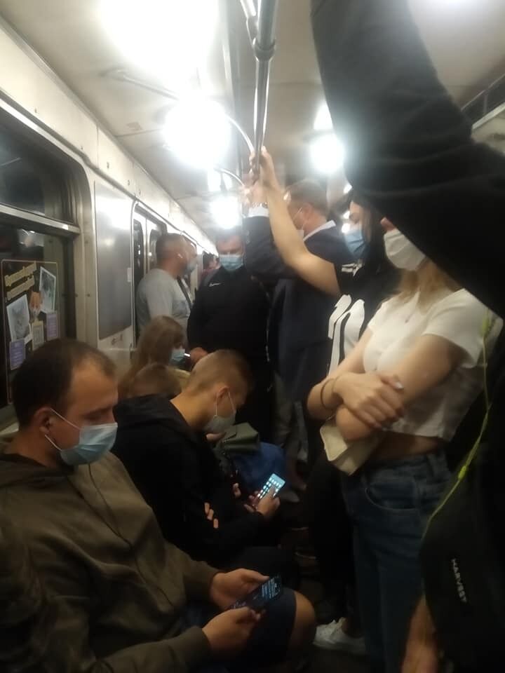 Петраков в киевском метро.