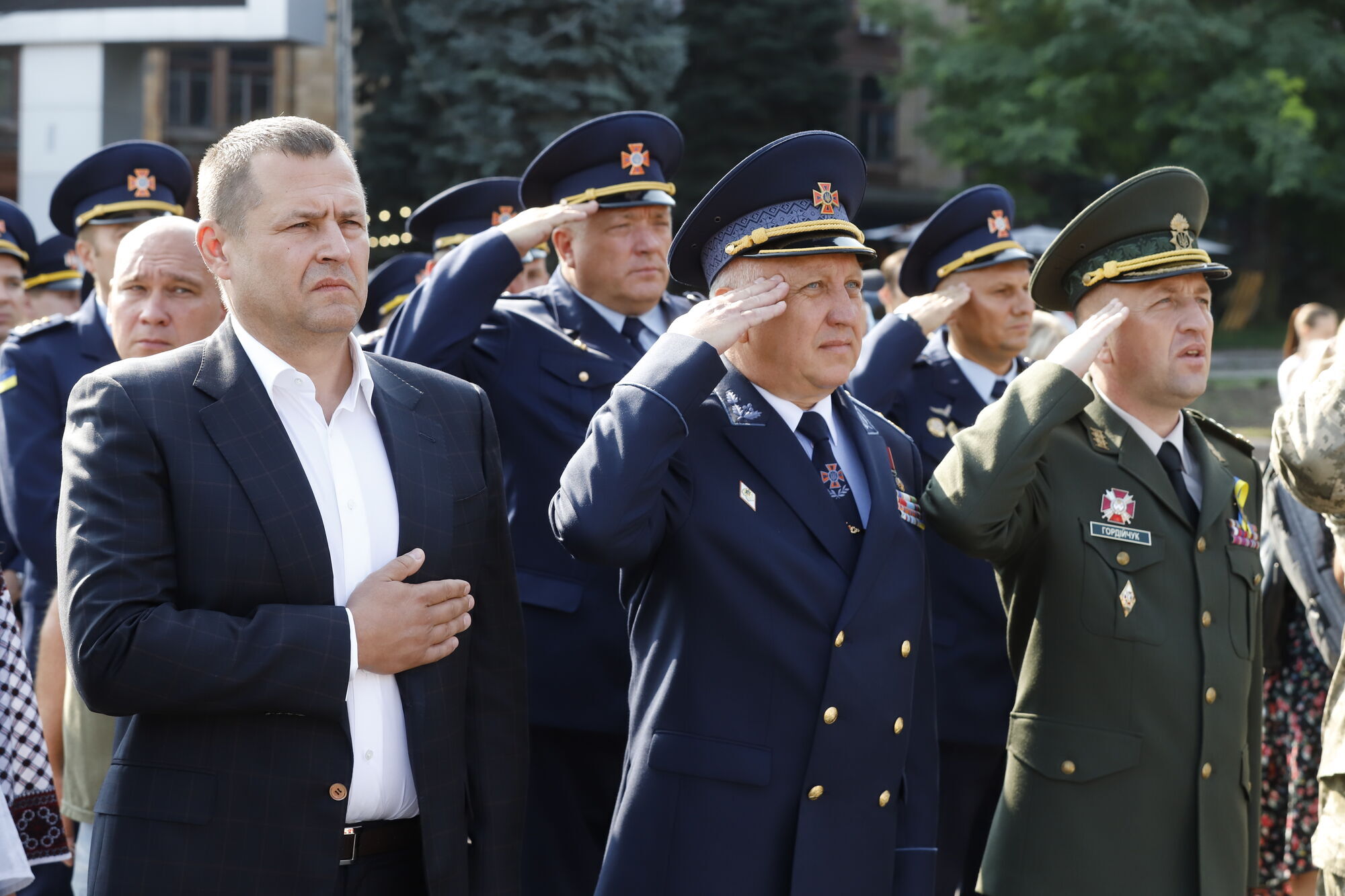 У Дніпрі в День Державного Прапора влаштували видовищний флешмоб