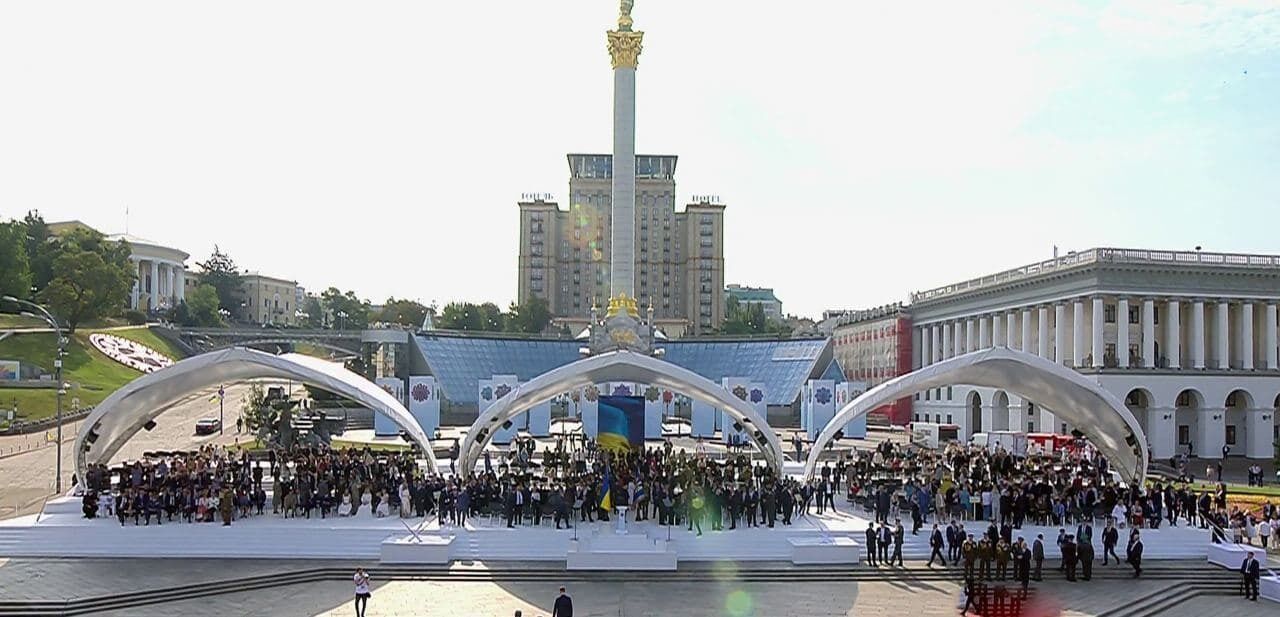 Парад в Киеве вот-вот начнется.