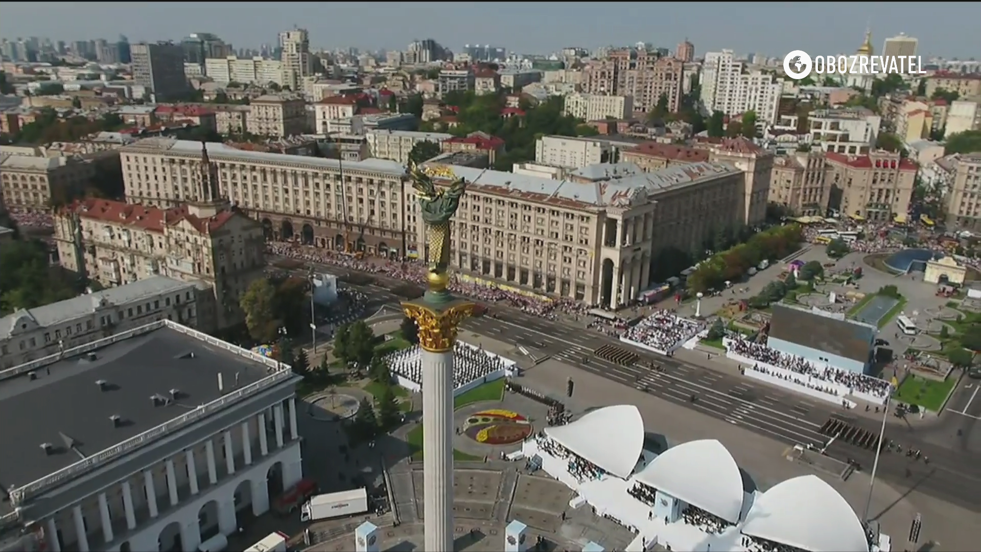 Военный парад в Киеве.