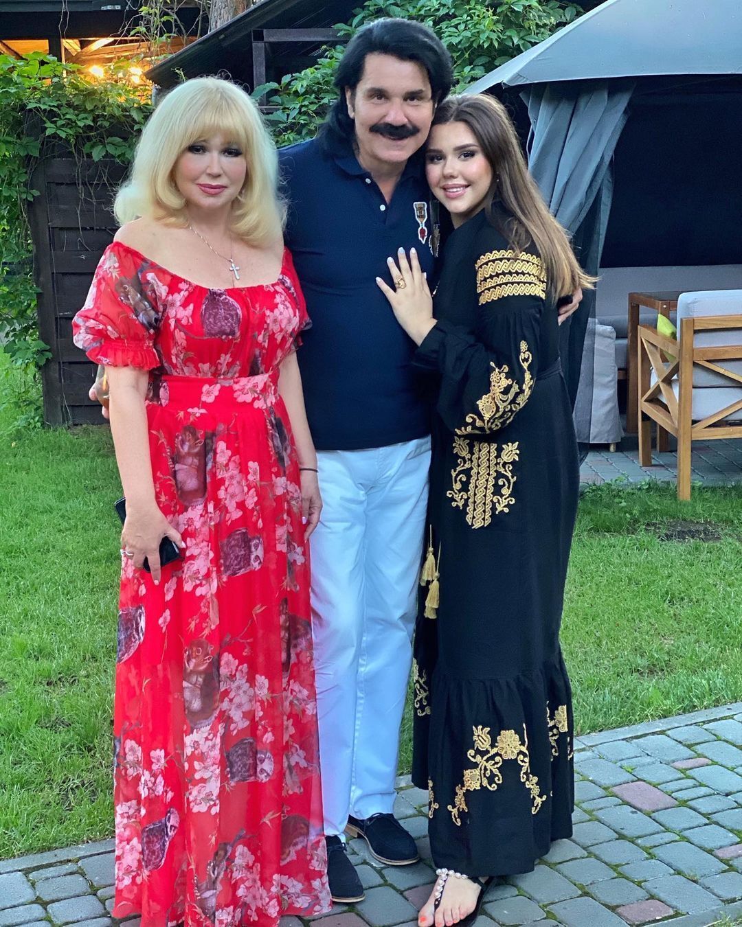 Зибров с супругой Мариной и дочкой Дианой.