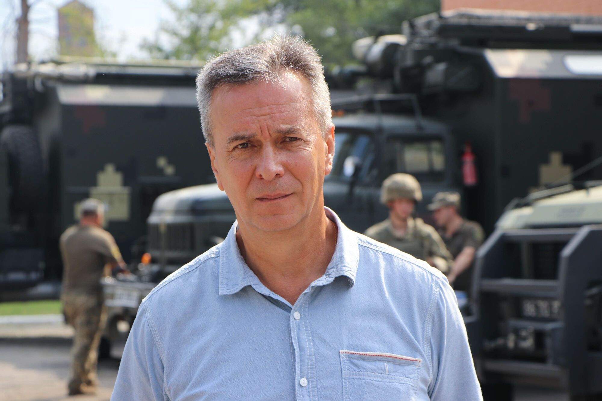 Старший інспектор відділу мобілізаційної та оборонної роботи департаменту громадського порядку і цивільного захисту Дніпровської міської ради Василь Тисленко