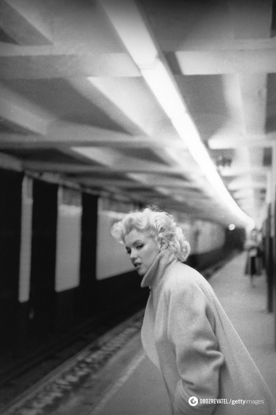 Мэрилин Монро в метро.